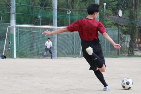 サッカー部 白川グラウンドで初練習 夙川中学校 高等学校